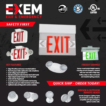Edge-Lit Exit Sign Flyer